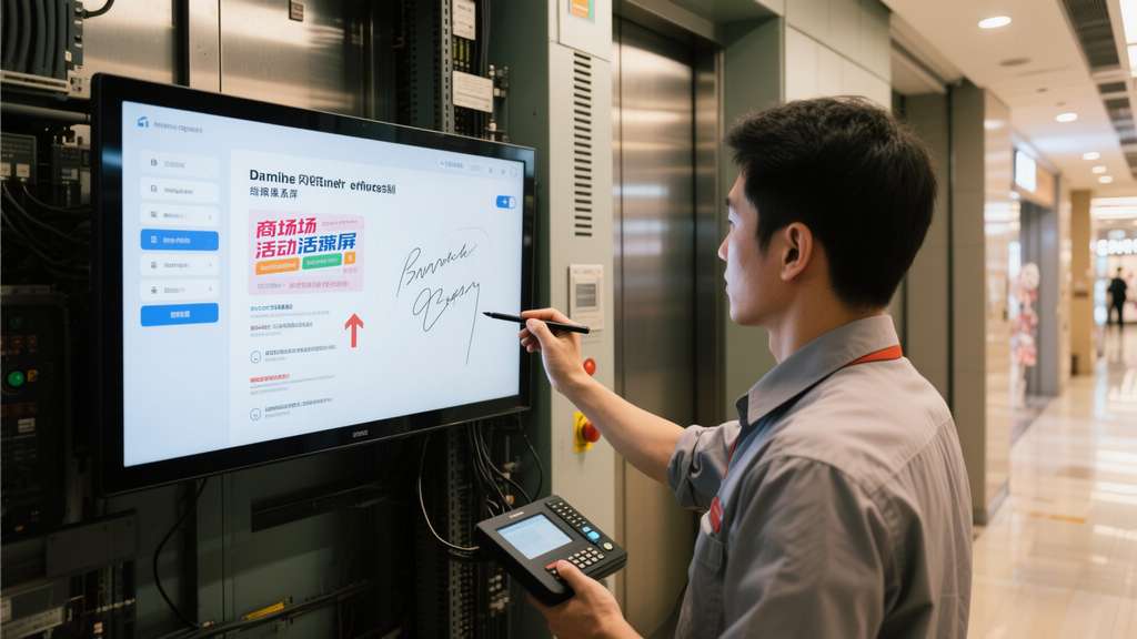 電梯多媒體屏內(nèi)容怎么設置
