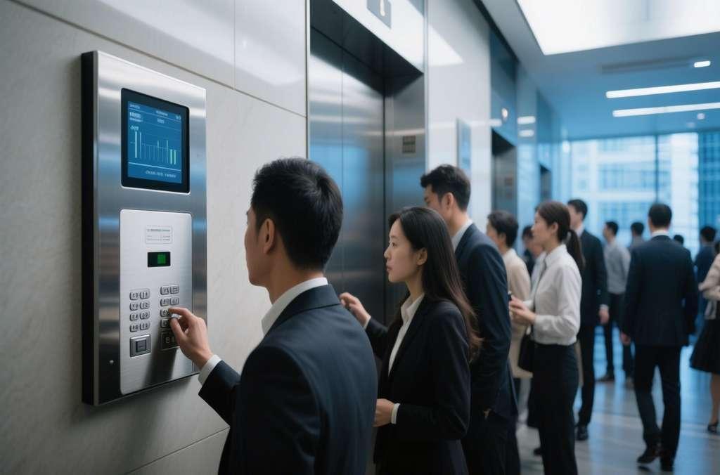 電梯梯控板